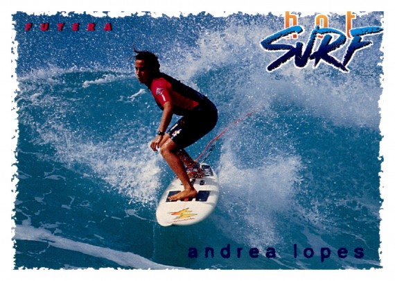 1994 FUTERA HOT SURF CARD 61 ANDREA LOPES