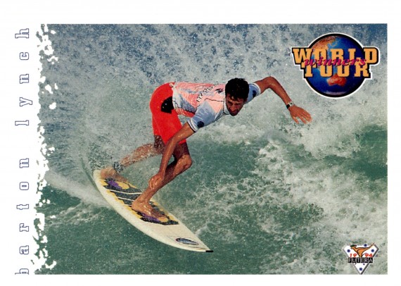 1994 FUTERA HOT SURF CARD WORLD TOUR 70 BARTON LYNCH