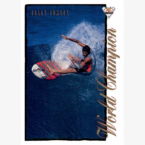 1994 FUTERA HOT SURF CARD WORLD CHAMPION 103 SHAUN TOMSON