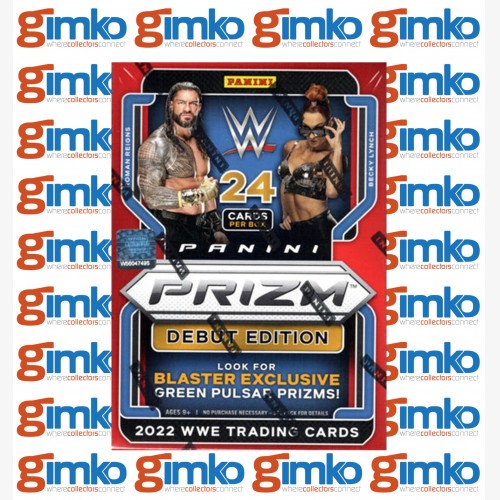 2022 Panini WWE Prizm Wrestling Trading Cards Box – Debut Edition