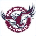 2023 TLA NRL Traders Titanium - Base Team Set of 10 Cards - Manly Sea Eagles