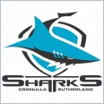 2023 TLA NRL Traders Titanium - Base Team Set of 10 Cards - Cronulla Sharks