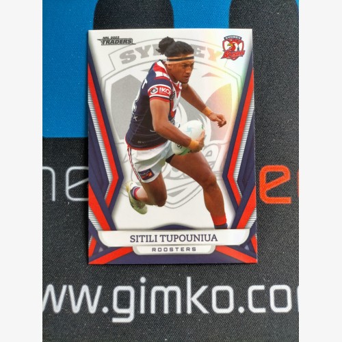 2023 TLA NRL Traders Titanium - Pearl Special Card - PS138 Sitili Tupouniua - Sydney Roosters