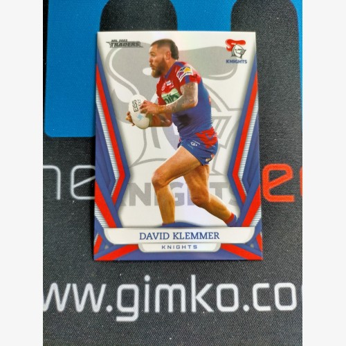 2023 TLA NRL Traders Titanium - Pearl Special Card - PS074 David Klemmer - Newcastle Knights