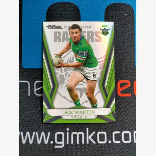 2023 TLA NRL Traders Titanium - Pearl Special Card - PS019 Jack Wighton - Canberra Raiders