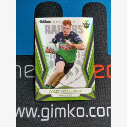 2023 TLA NRL Traders Titanium - Pearl Special Card - PS013 Corey Horsburgh  - Canberra Raiders