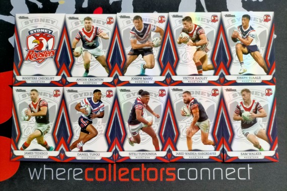 2023 TLA NRL Traders Titanium - Pearl Special  - 10 Card Team Set - Sydney Roosters