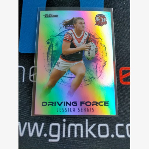 2023 TLA NRL Traders Titanium - Driving Force  - DF66 Jessica Sergis - Roosters