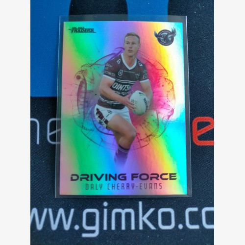 2023 TLA NRL Traders Titanium - Driving Force  - DF16 Daly Cherry-Evans - Manly Sea Eagles