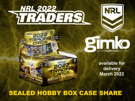 2022 NRL RUGBY LEAGUE TLA TRADERS CASE SHARE #1