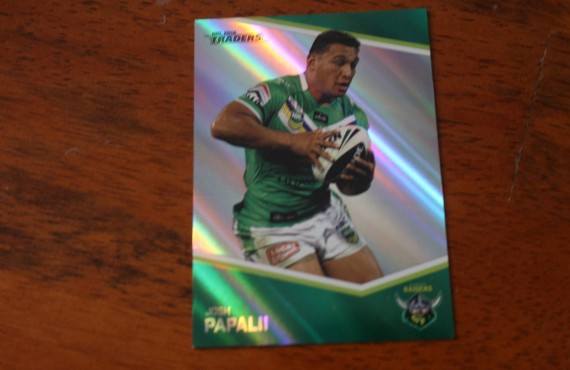 2014 NRL Traders Silver Pararell Cards - Lot of 4.