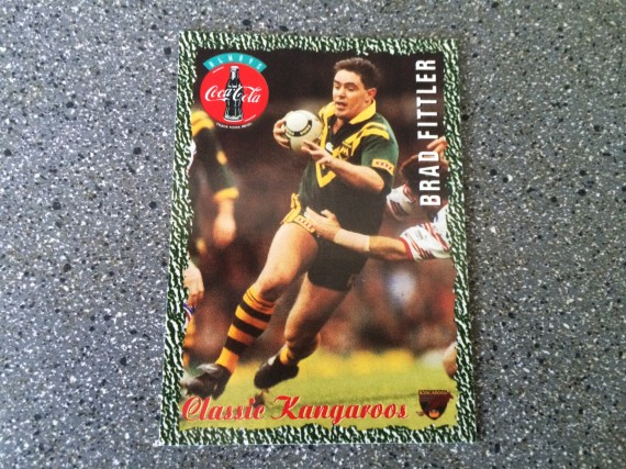 1994 Dynamic Marketing Card - Classics Kangaroos - Brad Fittler - Panthers