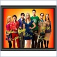 BIG BANG THEORY CAST SIGNED A4 PHOTO POSTER -  FREE POSTAGE AUSTRALIA WIDE!