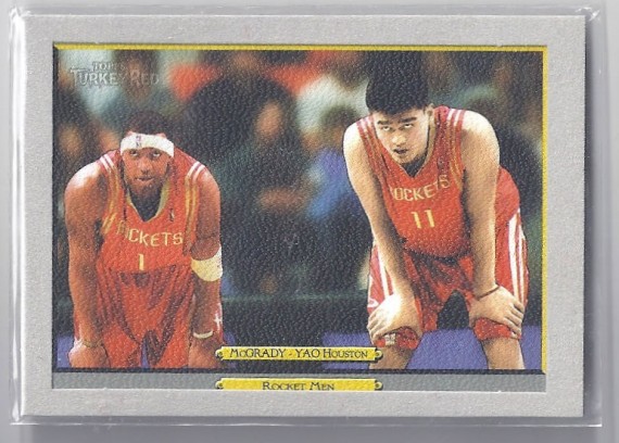 2006-07 Topps Turkey Red Suede #254 Yao Ming/Tracy McGrady CL 3/3