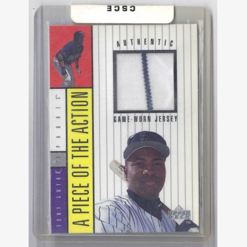 1998 Upper Deck A Piece of the Action 1 #3 Tony Gwynn Jersey