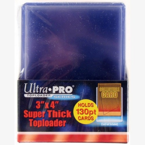 Ultra Pro 3x4 Memorabilia Sized 130pt Toploaders (10 count pack)