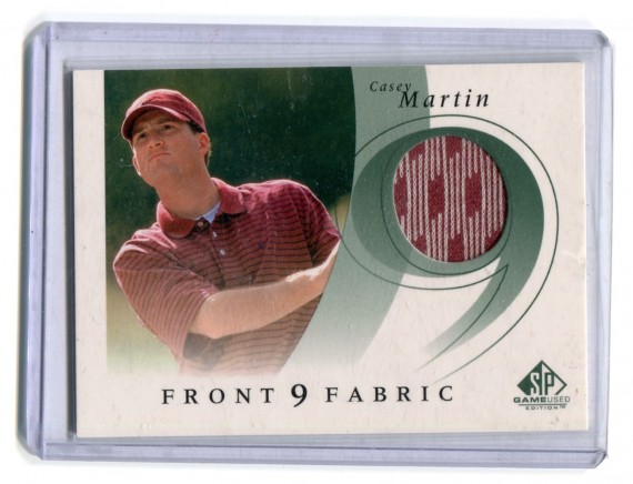 2002 SP Game Used Front 9 Fabric #MA Casey Martin