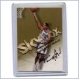 1998-99 SkyBox Premium Autographics #1 Tariq Abdul-Wahad - Sacramento Kings