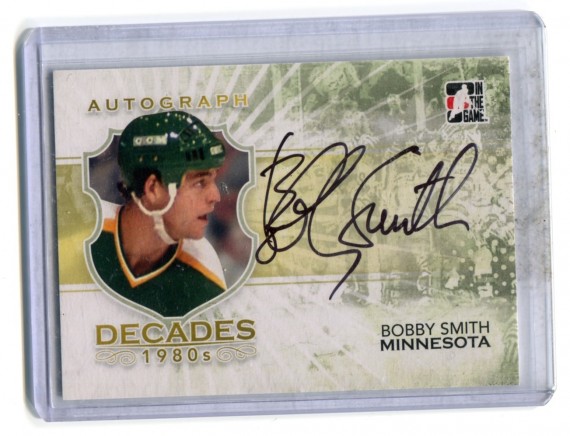2010-11 ITG Decades 1980s Autographs #ABOS Bobby Smith - Minnesota North Stars