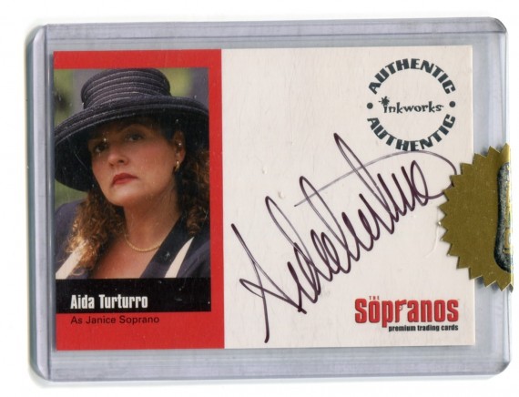 The Sopranos - AT - Aida Turturro as Janice Soprano - Autograph Card (INKWORKS)