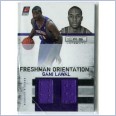 2010-11 Rookies and Stars Freshman Orientation Double Materials #34 Gani Lawal #d/299 - Phoenix Suns