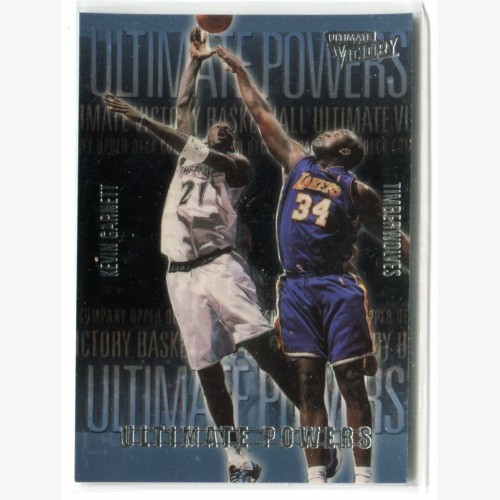 2000-01 Ultimate Victory Ultimate Powers #U5 Kevin Garnett - Minnesota Timberwolves