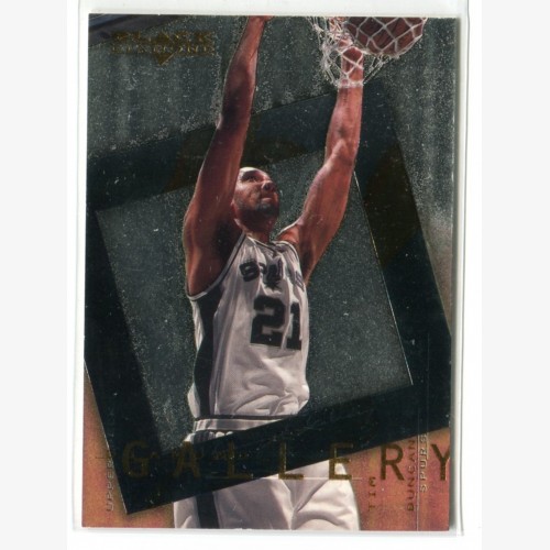 2000-01 Black Diamond Gallery #DG5 Tim Duncan - San Antonio Spurs