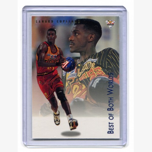 1994 Futera NBL Series 1 Best of Both Worlds BW2 Lanard Copeland 429/1000 (Redemption and Certificate cards included)