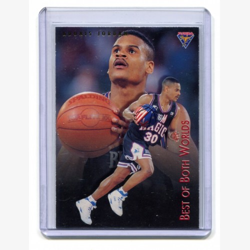 1994 Futera NBL Series 2 Best of Both Worlds BW4 Atontis Jordan SAMPLE CARD (Sample Redemption card included)