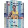 2012-13 Elite Paul George turn of the century auto - LOW NUMBER - Indiana Pacers