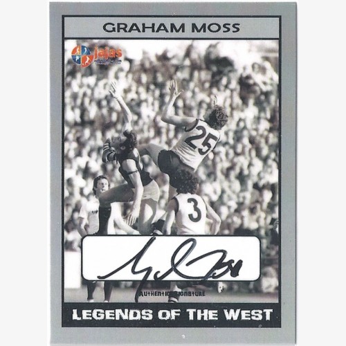 2015 JaJa's Collectables Graham Moss legends of the west auto LW6