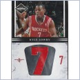 2011-12 Panini Limited Kyle Lowry jumbo jersey number ~ JERSEY NUMBER ~ Houston Rockets