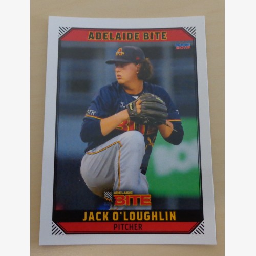 Jack O'Loughlin #16 - 2018/19 Australian Baseball League (ABL) trading card - Adelaide Bite