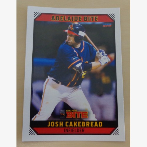 Josh Cakebread #20 - 2018/19 Australian Baseball League (ABL) trading card - Adelaide Bite