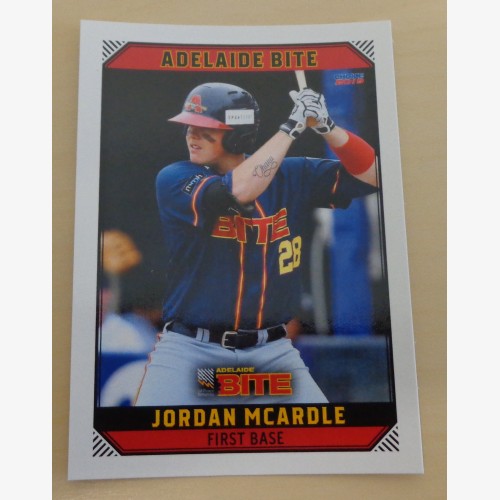 Jordan McArdle #19 - 2018/19 Australian Baseball League (ABL) trading card - Adelaide Bite