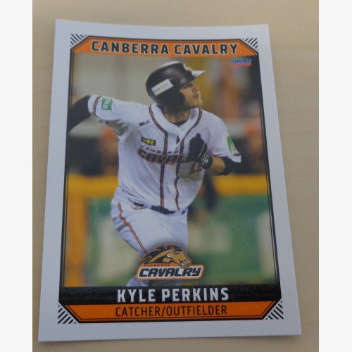 Kyle Perkins #27 - 2018/19 Australian Baseball League (ABL) trading card - Adelaide Bite