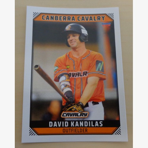 David Kandilas #28 - 2018/19 Australian Baseball League (ABL) trading card - Adelaide Bite