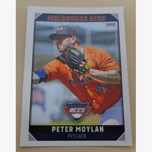 Peter Moylan #42 - 2018/19 Australian Baseball League (ABL) trading card - Melbourne Aces