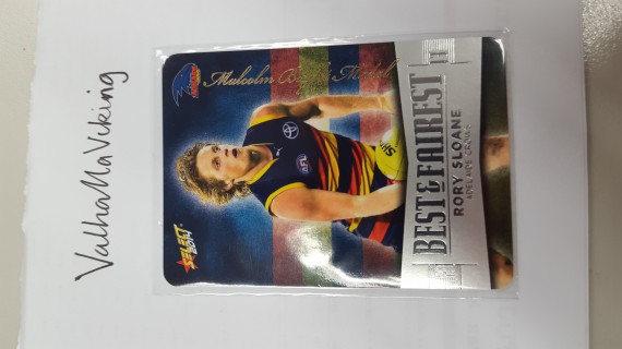 2014 AFL Select Champions Best & Fairest Rory Sloane Adelaide Crows BF1