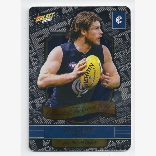 2015 AFL Select Champions Best & Fairest Bryce Gibbs Carlton Blues BF3
