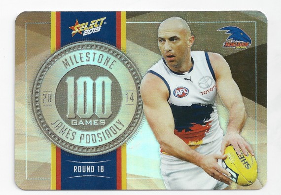 2015 AFL Select Champions Milestone James Podsiadly MG5 Adelaide Crows