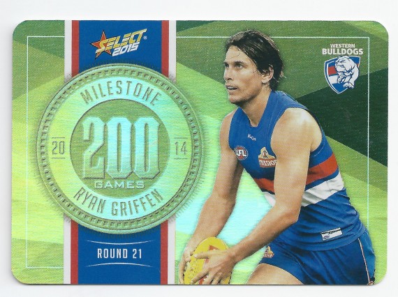 2015 AFL Select Champions Ryan Griffen MG92 Western Bulldogs
