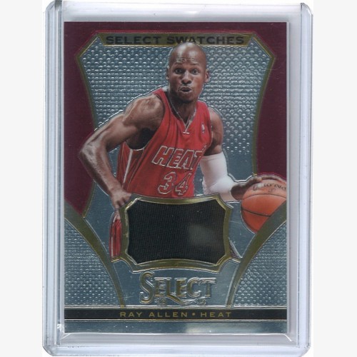 2013-14 PANINI SELECT - SELECT SWATCHES JERSEY #54 - RAY ALLEN /NA