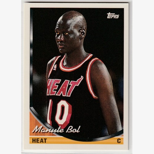 1993-94 TOPPS NBA  #215 MANUTE BOL 🔥🔥🔥 SERIES 2 CARD🏀🏀🏀 MINT Condition 💯👀💯