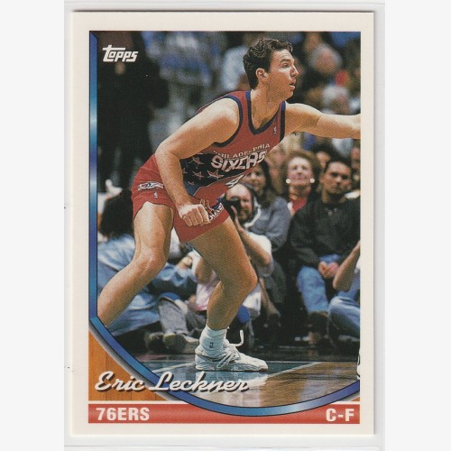 1993-94 TOPPS NBA  #332 ERIC LECKNER 🔥🔥🔥 SERIES 2 CARD🏀🏀🏀 MINT Condition 💯👀💯