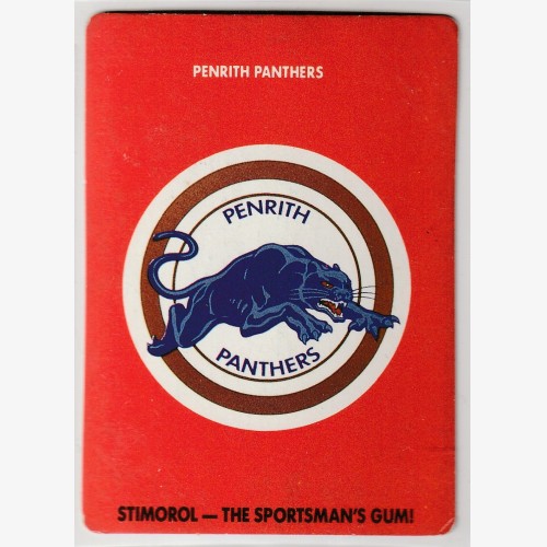 1989 NRL STIMOROL/SCANLENS #51 PENRITH PANTHERS 🔥🌟💎🏉 EX+ Condition 👀 Rugby League💨