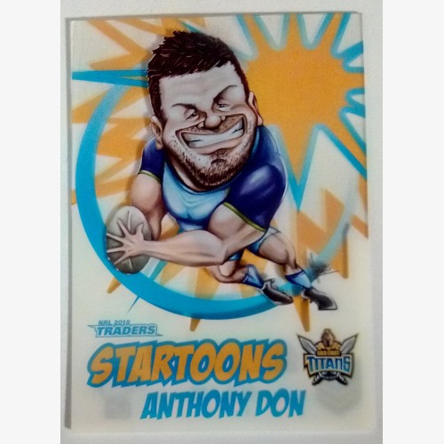 2018 NRL traders clear startoons ST6 Anthony Don  gold coast Titans