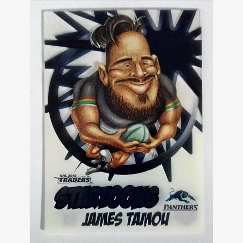 2018 NRL traders clear startoons ST12 James tamou  Panthers.