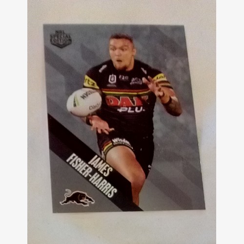 2021 NRL best & less silver parallel card SP11 James Fisher-harris Penrith Panthers
