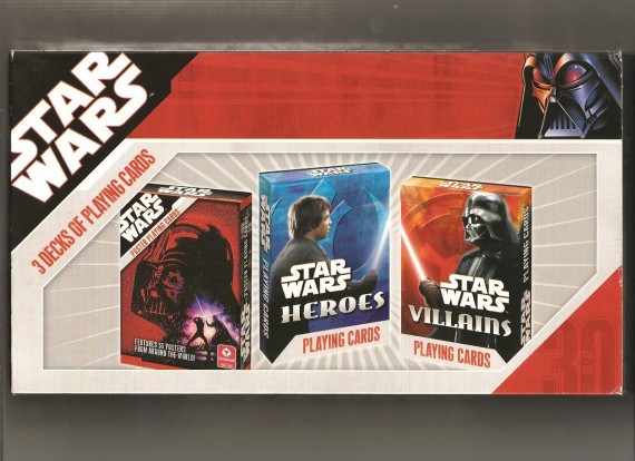 Star Wars x 3 Decks of Playing Cards - BOX Set
